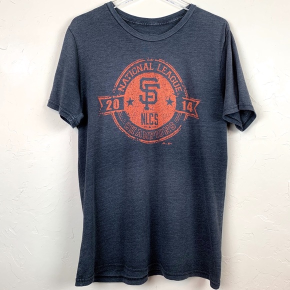 SF GIANTS 2014 NATIONAL LEAGUE CHAMPIONS Tee - Picture 1 of 4